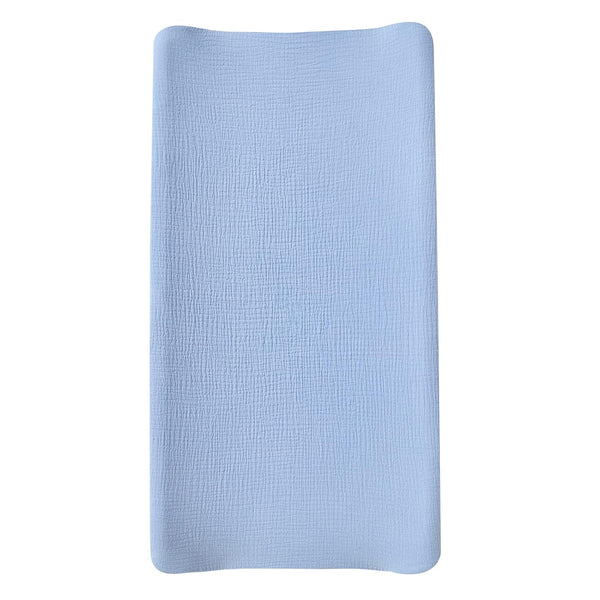 Ultra Soft Muslin Changing Pad Cover, Neutral Fitted Diaper Changing Table Sheets for Baby Boys Girls