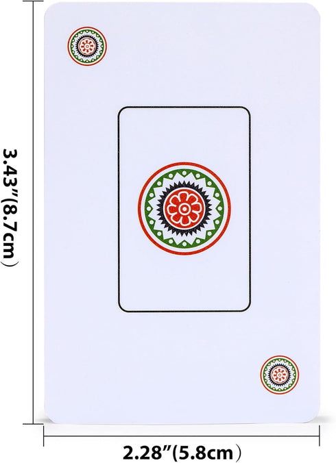 Yellow Mountain Imports Mahjong Playing Cards - 144 Card Set - Chinese Traditional