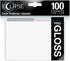 Ultra Pro 88-15600 Eclipse Gloss Standard Sleeves, 100 Pack - Arctic White