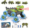 8 Wheels Dinosaur Transform RC Stunt Car - 2.4Ghz Remote Control Dinosaurs