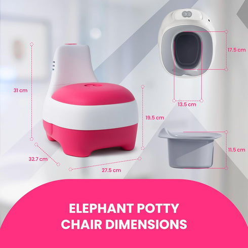 KARBETT 1-5 Toddler Potty Training Toilet with Flushing Sounds, Removable Lid, and Soft Cushion - Potty Training Toilet