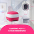KARBETT 1-5 Toddler Potty Training Toilet with Flushing Sounds, Removable Lid, and Soft Cushion - Potty Training Toilet