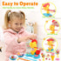 2 1 Sets 2-4-8, 3 8 Dough,2 oz in Color Dough for Kids Ages Kitchen Creations Ice Cream Pizza Maker Machine, Art Crafts