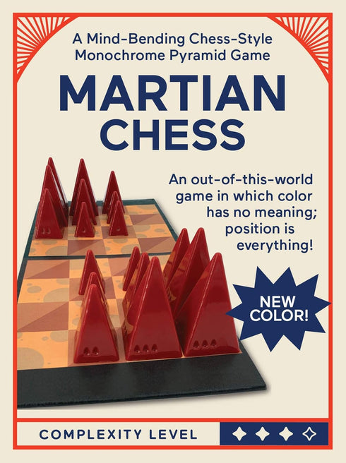 Looney Labs Martian Chess Game - Best Family Strategy Board Game for Game Night, 2 Player Chess-Style Game for Ages 8+