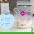 8oz, 100ct Dapple Breast Milk Storage Bags with East Pour Spout, Leakproof Double Zipper, BPA-Free, Pre-Sterilized