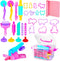 Dough Tool Sets for Kids Toddlers,Cute Playdough Accessories with Rolling Pin Dough