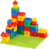 Toddler Building Blocks Stacking Toys for Kids Ages 4-8, Fun House Big Blocks with 10” x 10” Baseplate