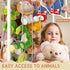 HAVEDAWN All Metal Stuffed Animal Storage, Never Fall Apart Stuffed Animal Zoo, Extra Large Stuffed Animal Holder