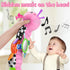 Tummy 3 6 12 LIGHTDESIRE Baby Toys Musical Caterpillar,Infant Toys Stuffed Animals with Ruler Design,Mirror,Pull