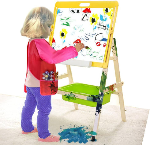 KUUQA Waterproof Children Art Smock, Kids Art Aprons, Painting Supplies Not Included