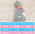 3 Pack Preemie Swaddle Blanket with Hat Set Preemie Hats Baby Receiving Blanket Swaddle Wrap for Preemie Newborn (Classic Style)