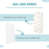 Twilight 5” 2-in-1 Breathable Crib and Toddler Bed Mattress, Firm Plush, Greenguard Gold Certified