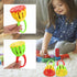 Handheld Jingle Ring Sleigh Bells: 2Pcs Cartoon Handbell Rattle, Luminous Musical Instrument for Kids