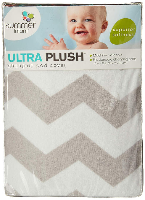 Summer Infant Ultra Plush Changing Pad Cover, Chevron