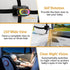 Wkzay 1080P, 150 4.3 Baby Car Camera for Backseat HD Wide Angle, Night Vision, Easy Installation, Adjustable LED Light