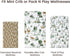 3 Pack Pack Pack PHF Soft Mini Crib Sheets, Woodland Silky N Play Sheets for Baby Boys Girls Neutral, Universal Fit