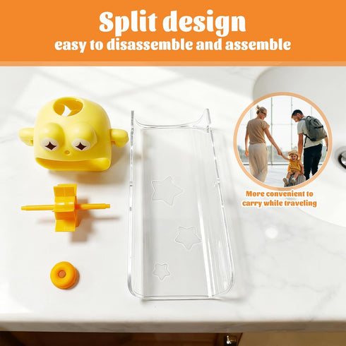 Benjiuun Faucet Extender for Toddlers,Sink Extender for Toddlers with Double Connector Design Suitable for Bathroom