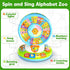 1 2 3 1-3, 1st 12-18 Toys for Year Old Boys Girls, Spin & Sing ABC Alphabet Learning Zoo with Lights & Sounds, Musical