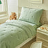 4 Set Set Set DuShow Green Piece Toddler Bedding for Boys Girls,Embroidery Microfiber Crib Bed Sheets Soft Boho
