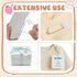 WILLBOND 100 2.2 Inch Pcs Diaper Pins Safety Plastic Head Cloth Diaper Nappy Pins with Locking Closures Stainless Steel