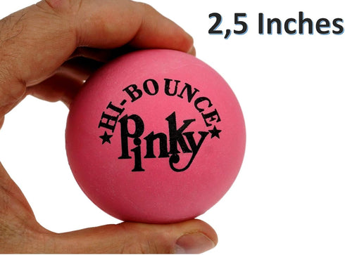 JA-RU Hi-Bounce Pinky Ball (2 Bouncy Balls) for Kids, Stress Ball, Indoor & Outdoor Playground Toy