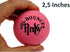 JA-RU Hi-Bounce Pinky Ball (2 Bouncy Balls) for Kids, Stress Ball, Indoor & Outdoor Playground Toy