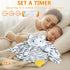 10 BEREST Rechargeable Baby Sleep Soother, White Noises of Heartbeats & Lullabies Infant Sleeping Aid with Cry Sensor