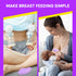 2-in-1 Easy@Home Lactation Massager with Heat | Gentle Warming & Vibration for Breastfeeding Comfort