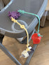 Octopal Set 2 No-Throw Baby Tether Suction Cup Anchor Base with Silicone Straps Keeps Toys, Cups & Utensils Off the