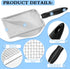 UMUACCAN Beach Mesh Shovel, Shark Tooth Sifter Dipper with Mesh Bags for Shell Collecting, Kids Filter Sand Scooper