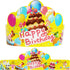 JTIEO Birthday Crowns for Kids, 30Pack Birthday Hats for Classroom, Home, Party Supplies, Yellow