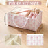Shinylin Diaper Caddy Organizer with Pink Bow Portable Nursery Storage Basket with Handles and Removable Dividers Cute