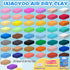 50 3 4 5 6 7 8+ Ixiaoyoo Air Dry Clay, Colors Modeling Magic Clay for Kids, Soft & Non-Sticky, Creative DIY School Arts