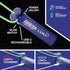 ZipString Luma - The Patented Glow-in-The-Dark Toy That Flies a Loop of String, Creates Endless Shapes and Tricks