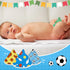 10 Pcs Coral Velvet Pee Covers for Baby Boy, Strong Water Absorption Reusable Pee Cap, Diaper Changing Accessory (Ball)