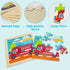 2-4, 9 3-5, 2-4 Wooden Puzzles for Toddlers Pieces Vehicle Jigsaw Puzzles for Kids Ages Toddler Toys for Preschool