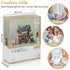Japanese Street View Mini Blocks Kit - Takoyaki Trolley, 951 Pcs Japanese Mini Brand Store Toy for Adults, 6+