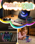 HUWUV 3D Cool,2PC Printed Easter Dragon Eggs Rainbow & Blue Glow in The Dark Articulated Crystal Animals Fidget