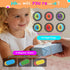 FlufiFiea 6 Pack 3 Pack Sensory Fidget Toys - Fidget Rings and Silicone Magnetic Sliders for Kids, Sensory Toys