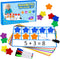 LOOIKOOS Magnetic Ten-Frame Set – Math Manipulative EVA Number Counting Games – Montessori Educational Toy Gift