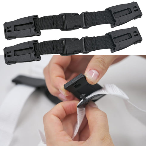 LiXiongBao 2 Carrier,Schoolbags(Black) Pcs Seat Chest Harness Buckle,Anti Escape Seat Strap Baby Harness Chest Buckle