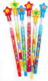 Tiny Mills 24 Pcs Building Blocks Brick Multi Point Stackable Pencil with Eraser for Birthday Party Favor Prize