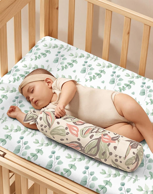 2 Pack 28" 52", Crib Sheets for Boys and Girls, Fitted Baby Sheets for Standard Toddler Mattress x Soft Breathable