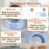 Foycow 2-Pack Baby Bottle Caps Replacements - Dome Caps Collar Accessories Compatible with Natural Bottles - Baby