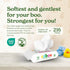 72 Pack, 216 Caboo Baby Wipes, Made with Bamboo Viscose, Certified Made Safe Ingredients, Unscented Baby Wipes Good
