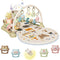 YOULEBITOYS Baby Play Gym Mat - Funny Play Piano Activity Playmat with 5