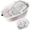 EverKiddo Baby Bathtub, Baby Bath Tub with Thermometer & Soft Cushion, Collapsible Infant