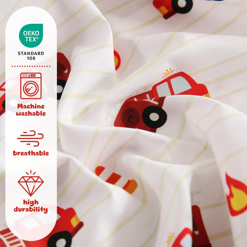 Set 4 Sets LONAVA Toddler Kids Comforter - Pieces Toddler Bedding for Boys Girls Children, Ultra Soft Microfiber Bed