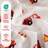 Set 4 Sets LONAVA Toddler Kids Comforter - Pieces Toddler Bedding for Boys Girls Children, Ultra Soft Microfiber Bed
