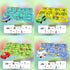 RAESOUL 4 Sets 4in1 Set,4 Set Set Christmas Stocking Stuffer Puzzle Racer Kids Car Track Theme Puzzle Racer Car Track